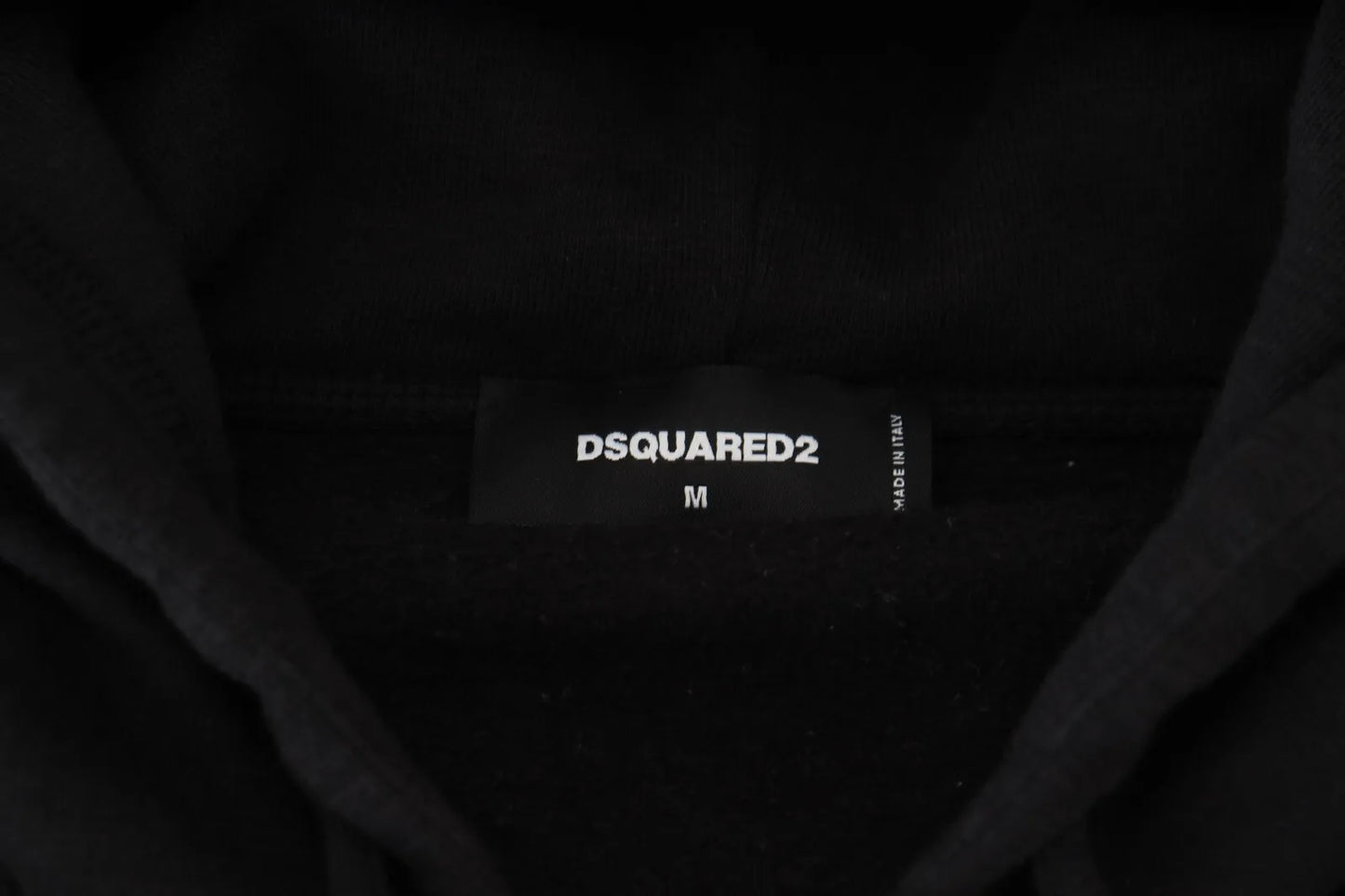 Dsquared² Black Embellished Full Zip Hooded Sweater IT48 | M