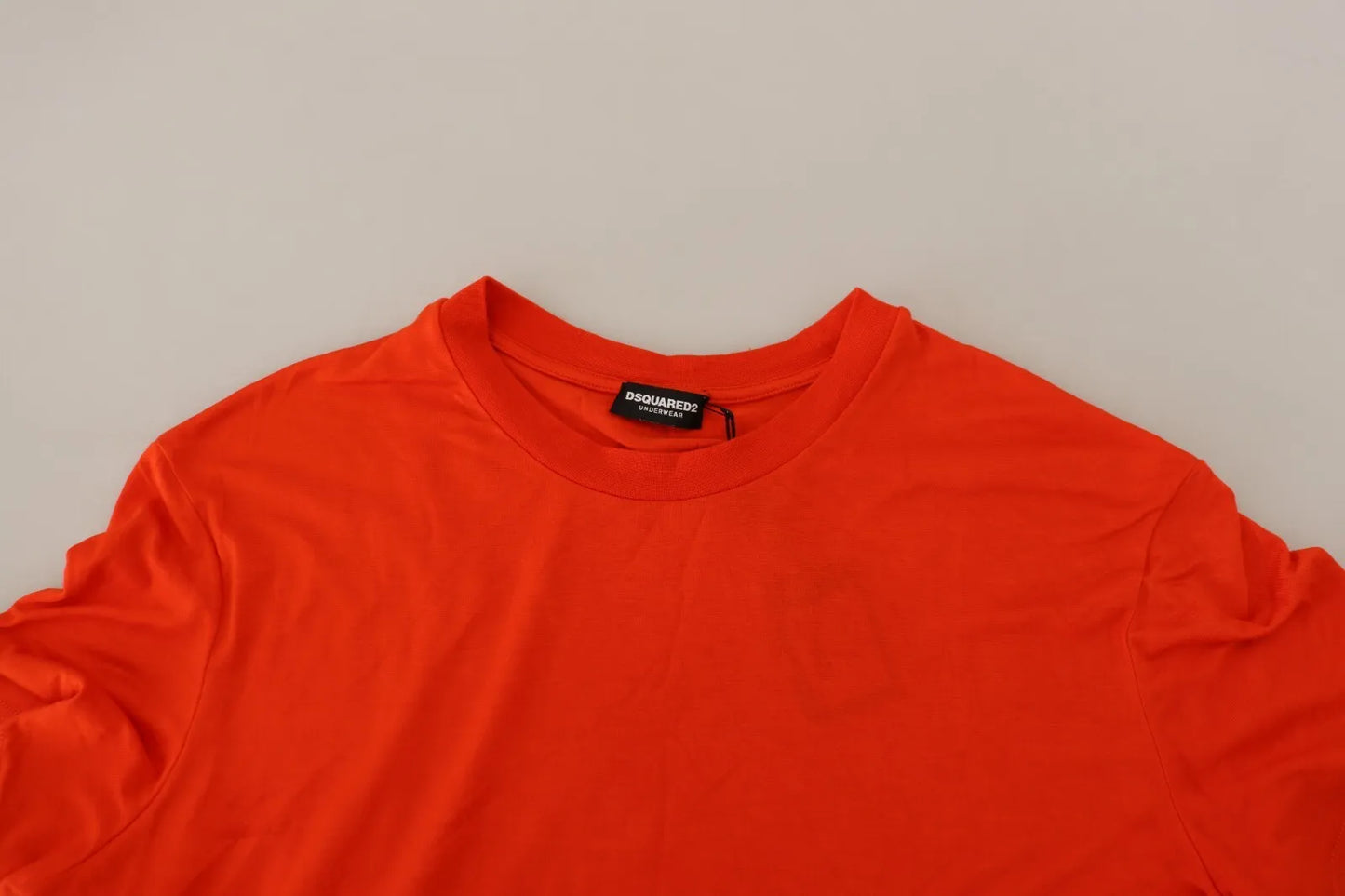 Dsquared² Orange Modal Short Sleeves Crewneck T-shirt IT48 | M