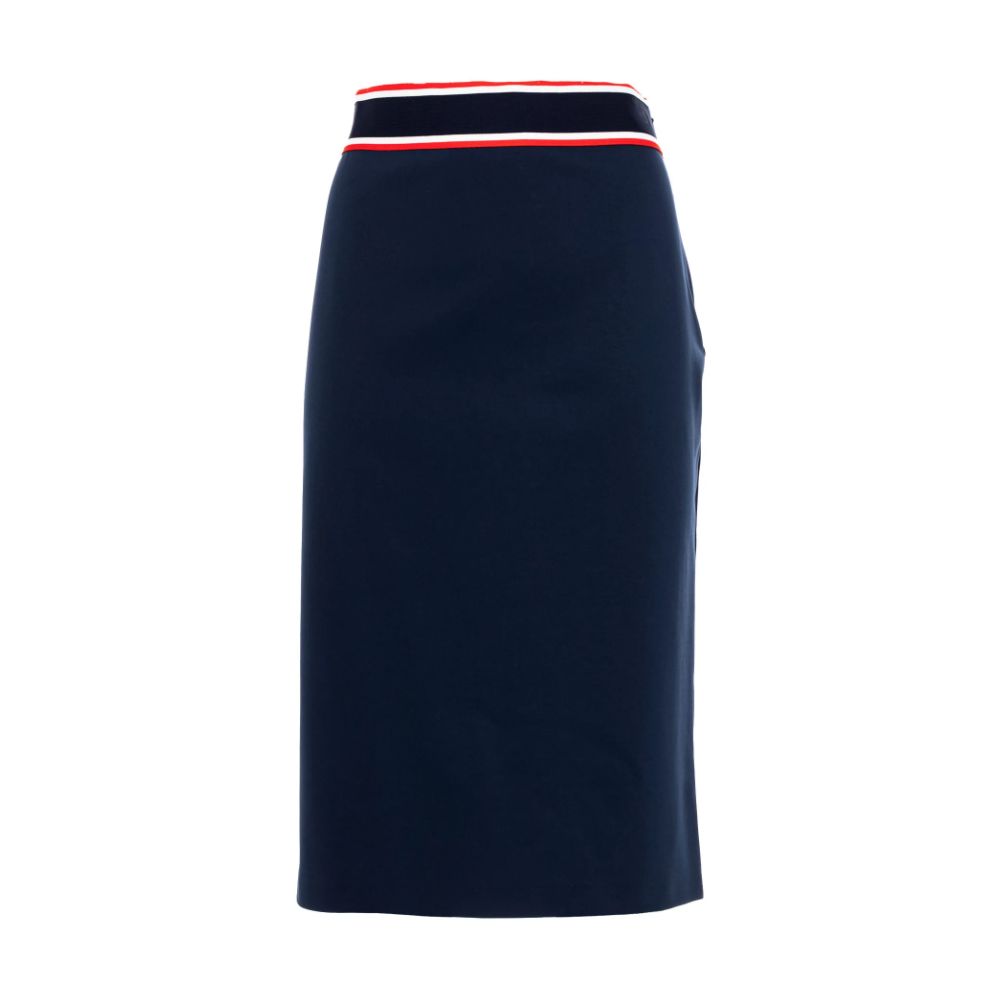 PINKO Blue Viscose Skirt IT38 | XS