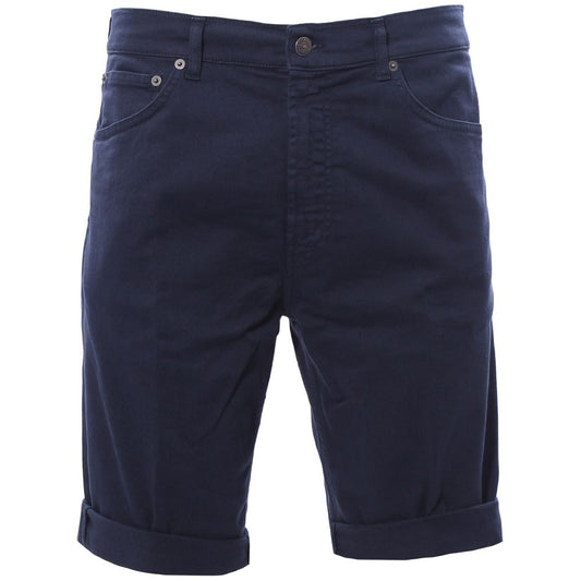 Dondup Chic Dark Blue Stretch Cotton Shorts W32