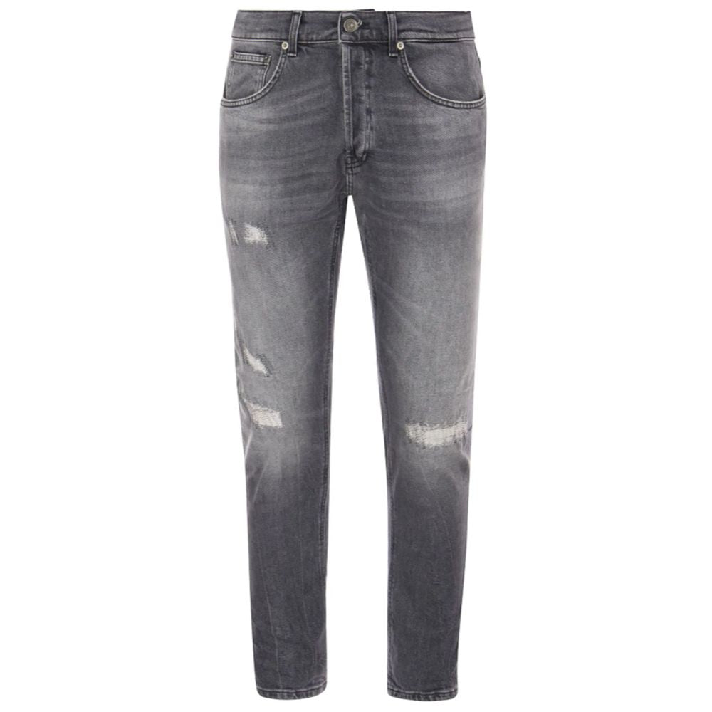 Dondup Chic Grey Dian Jeans with Distressed Detailing W32