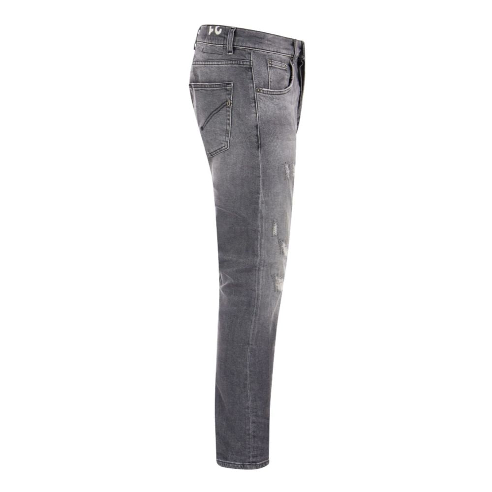 Dondup Chic Grey Dian Jeans with Distressed Detailing W32