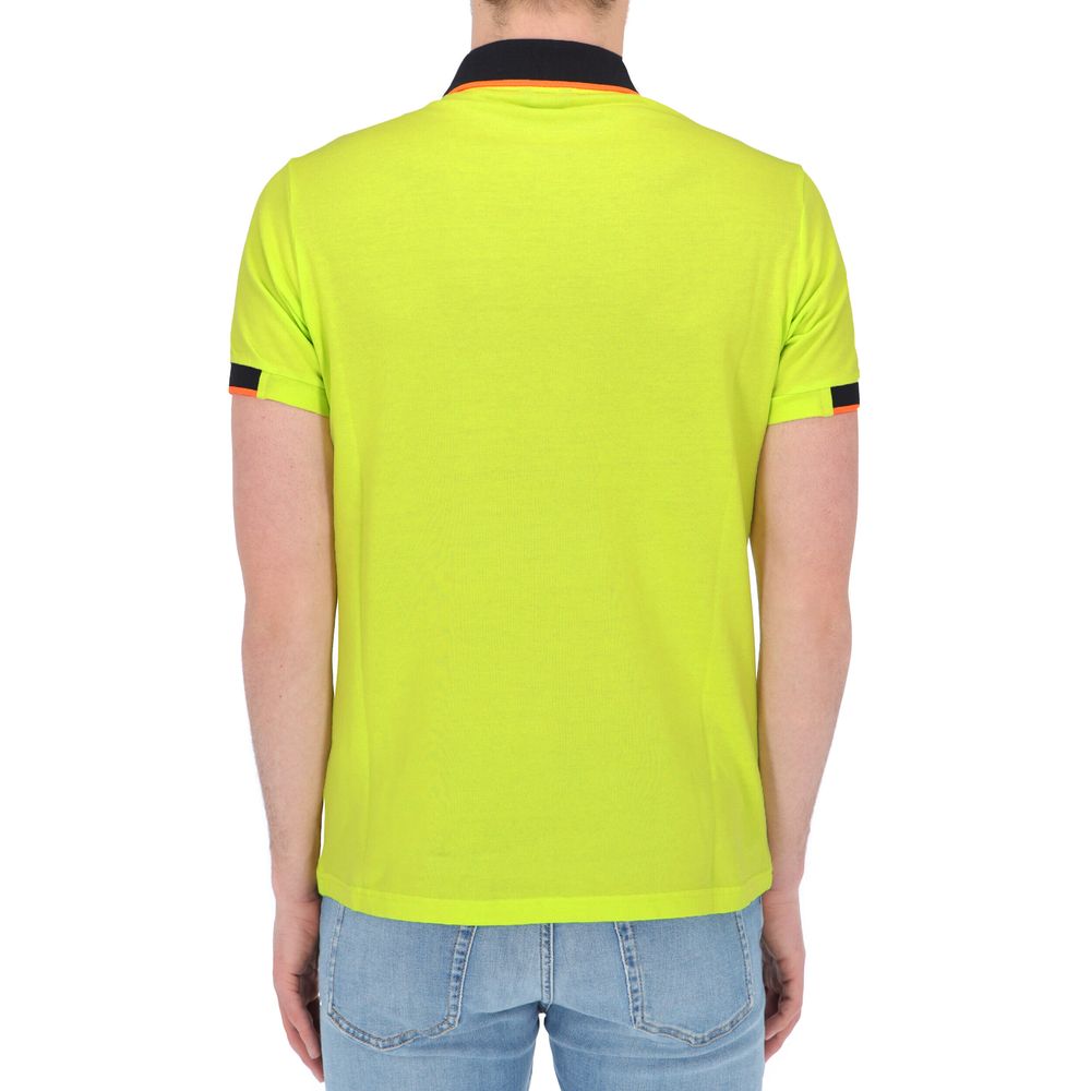 Refrigiwear Sunshine Yellow Cotton Polo with Contrast Accents