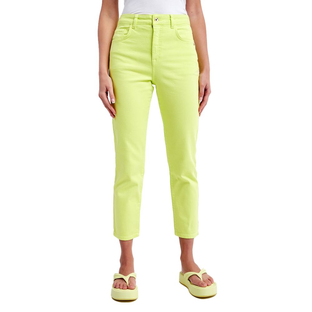 Patrizia Pepe Chic High-Waisted Lime Trousers W28