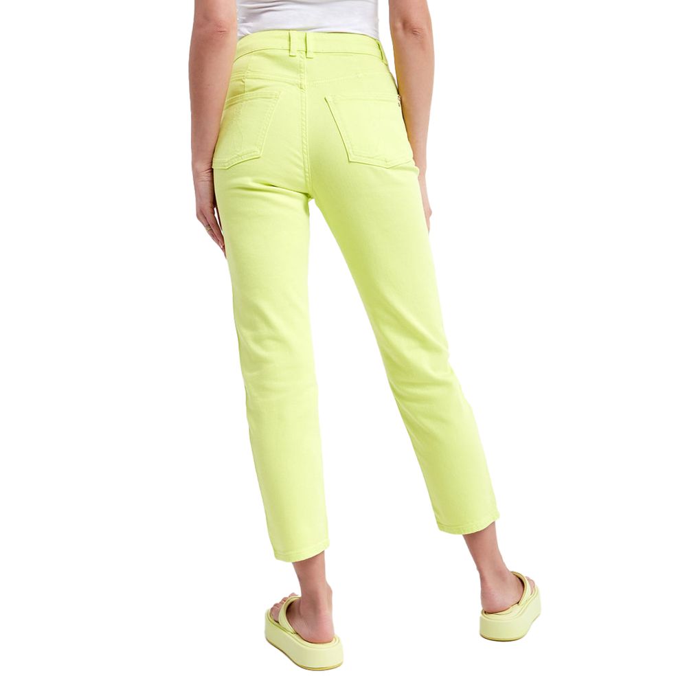 Patrizia Pepe Chic High-Waisted Lime Trousers W28