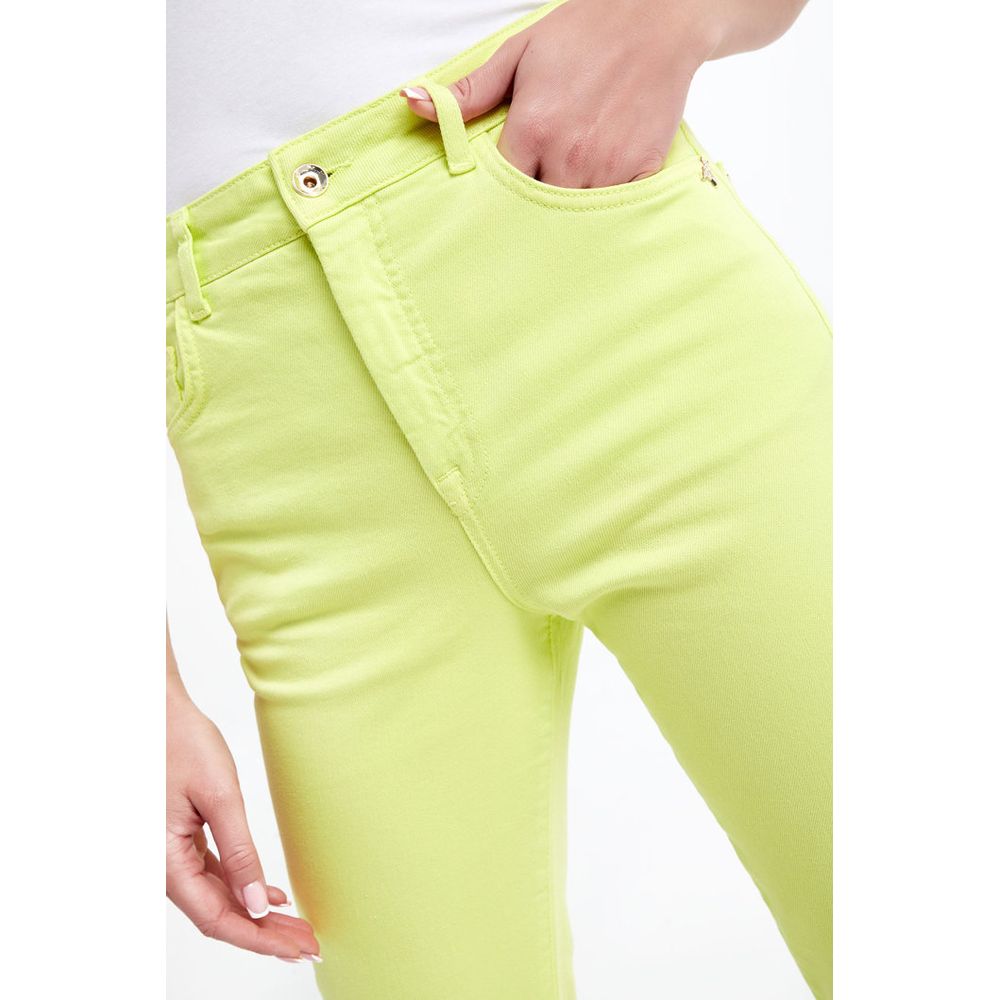 Patrizia Pepe Chic High-Waisted Lime Trousers W28