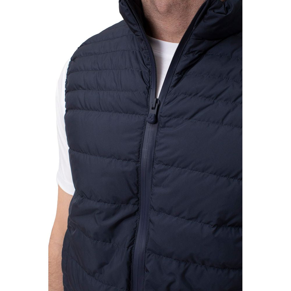 People Of Shibuya Sleek Blue Puffer Vest for a Modern Look IT44 | XS