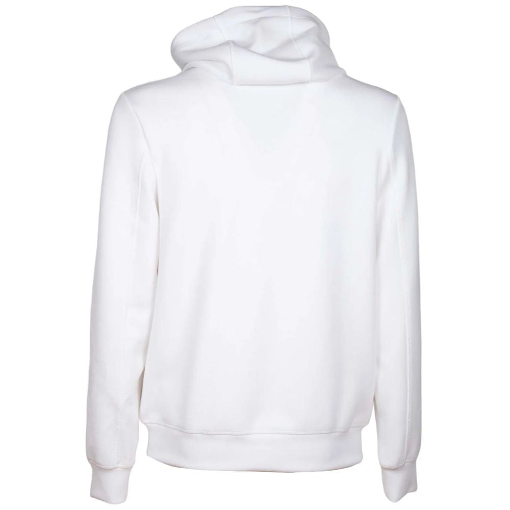 People Of Shibuya Elegant White Tech Fabric Hoodie IT52 | XL