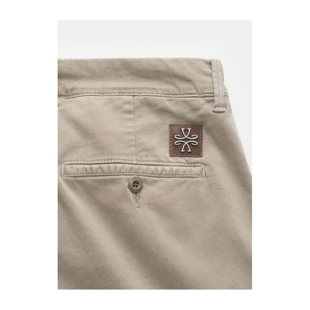 Jacob Cohen Beige Cotton Chino Trousers – Slim Fit Elegance IT38 | XS