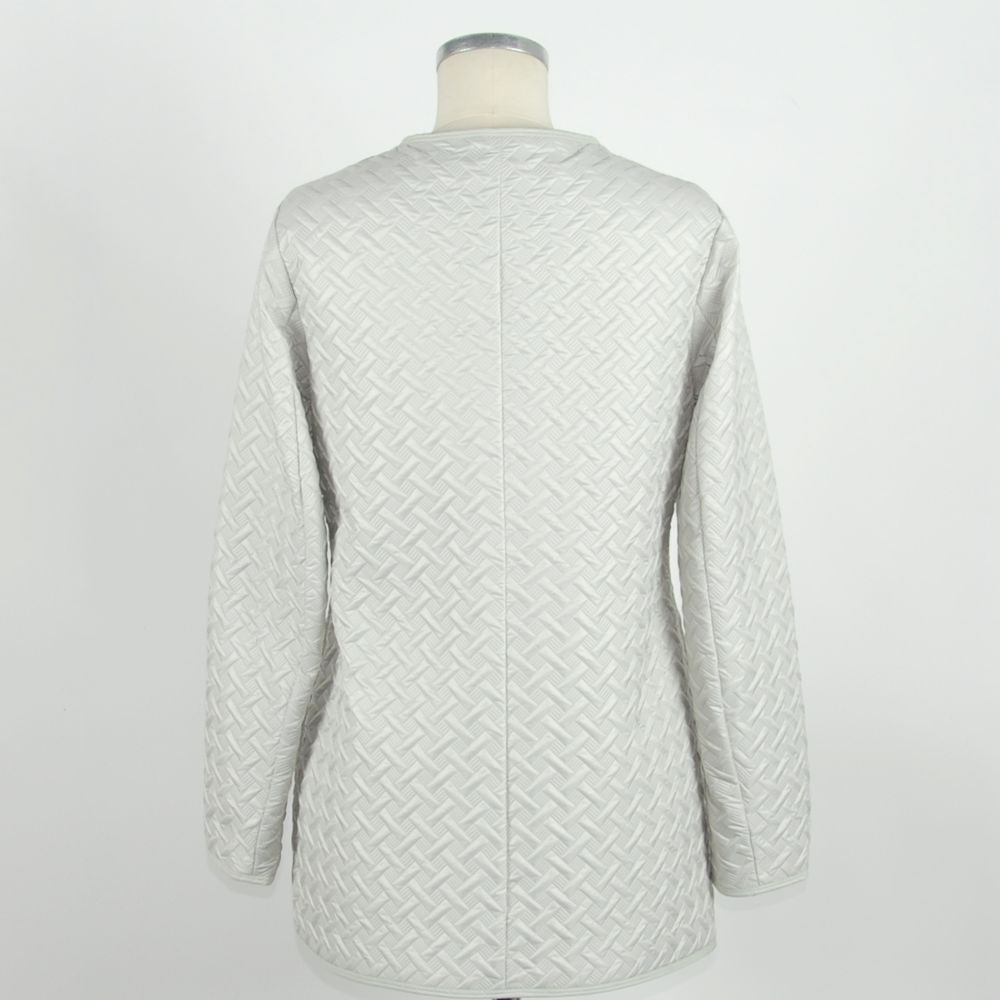 Emilio Romanelli White Polyester Women Jacket IT44 | L