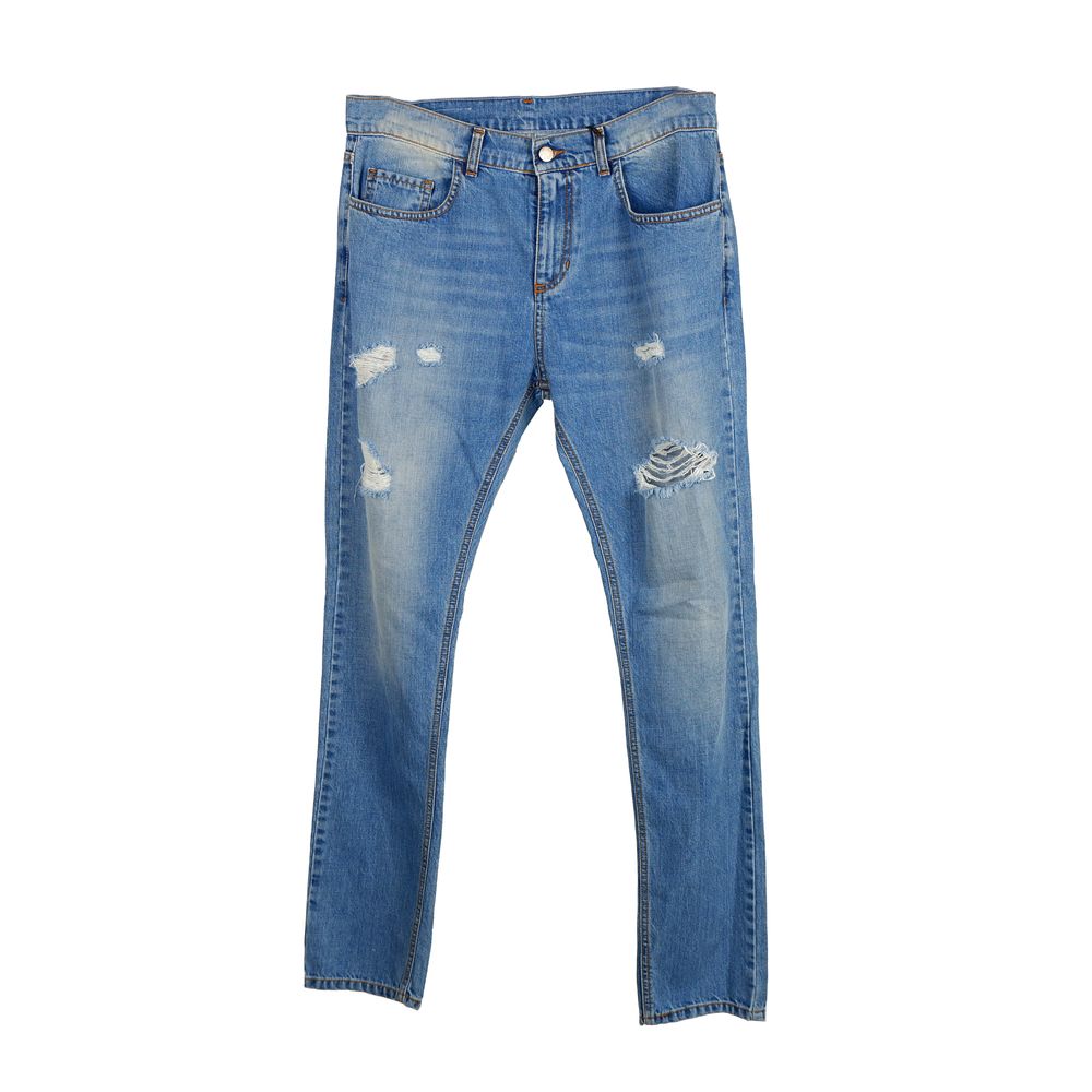 Comme Des Fuckdown Blue Cotton Men Jeans W36