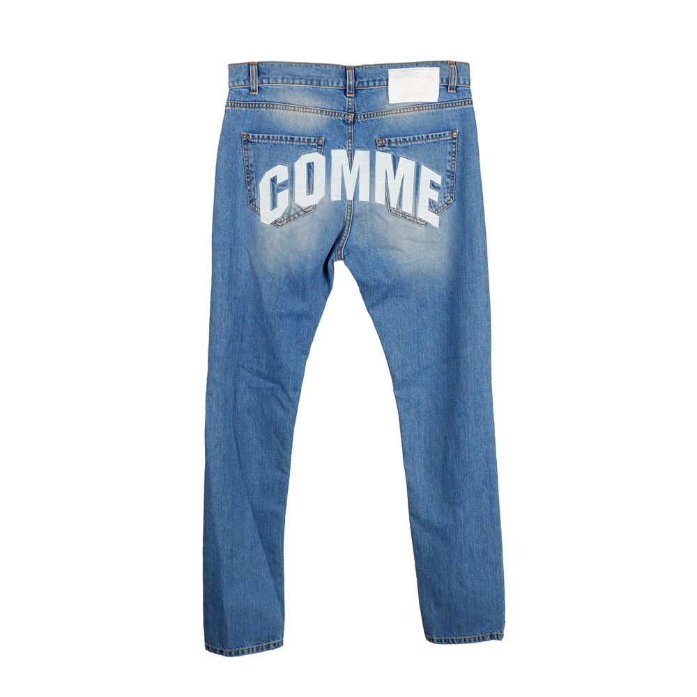 Comme Des Fuckdown Blue Cotton Men Jeans W36