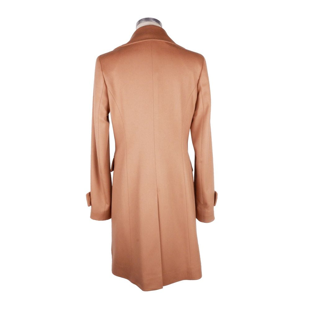 Made in Italy Beige Wool Women Coat IT48 | XL