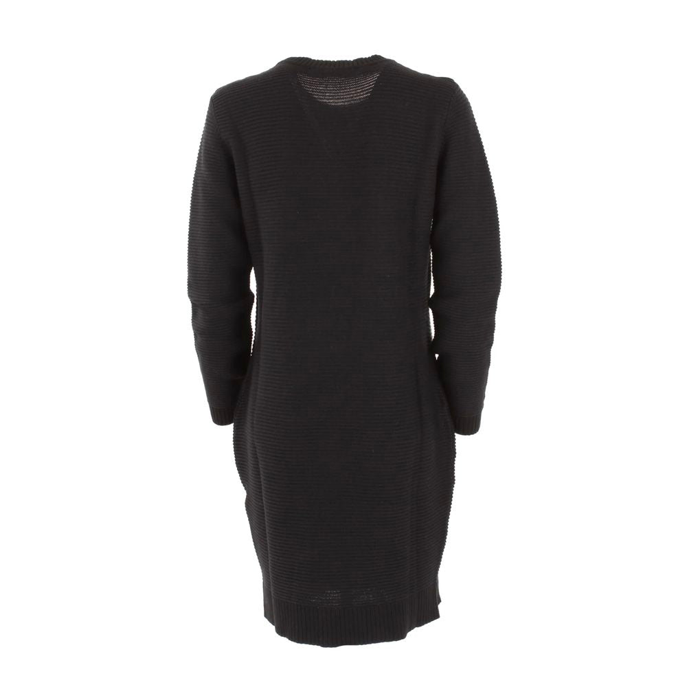 Love Moschino Chic Heart Pattern Knit Wool-Blend Dress IT44 | L