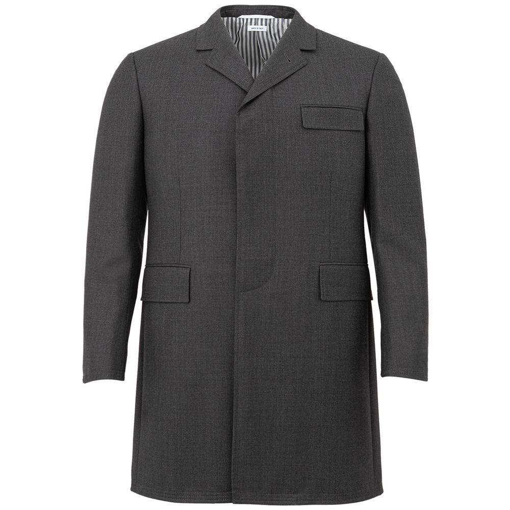 Thom Browne Classic Gray Wool Jacket IT52 | XL