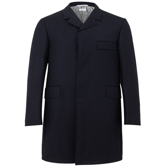 Thom Browne Elegant Wool Jacket in Signature Blue IT50 | L