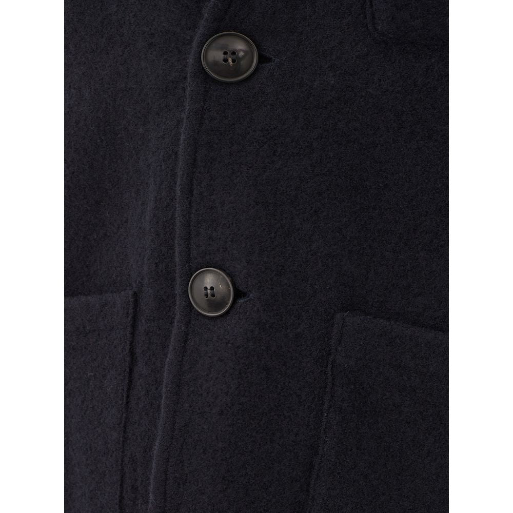 KANGRA Elegant Woolen Blue Jacket for Men IT50 | L