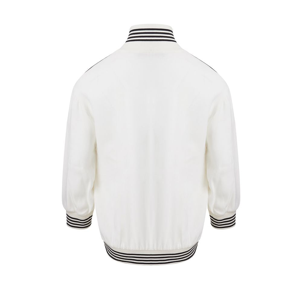 Dolce & Gabbana Elegant Cotton Knit White Sweater IT44 | L