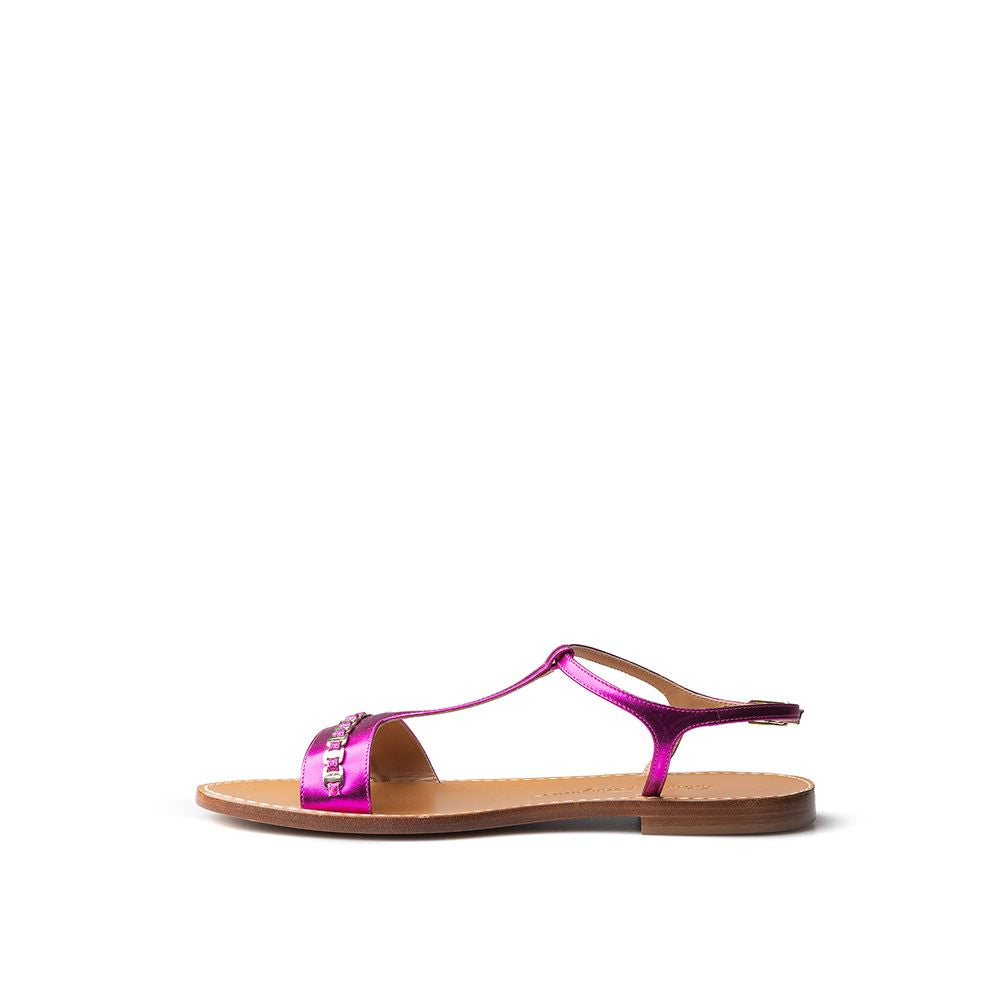 Salvatore Ferragamo Elegant Purple Summer Sandals EU37 | US7