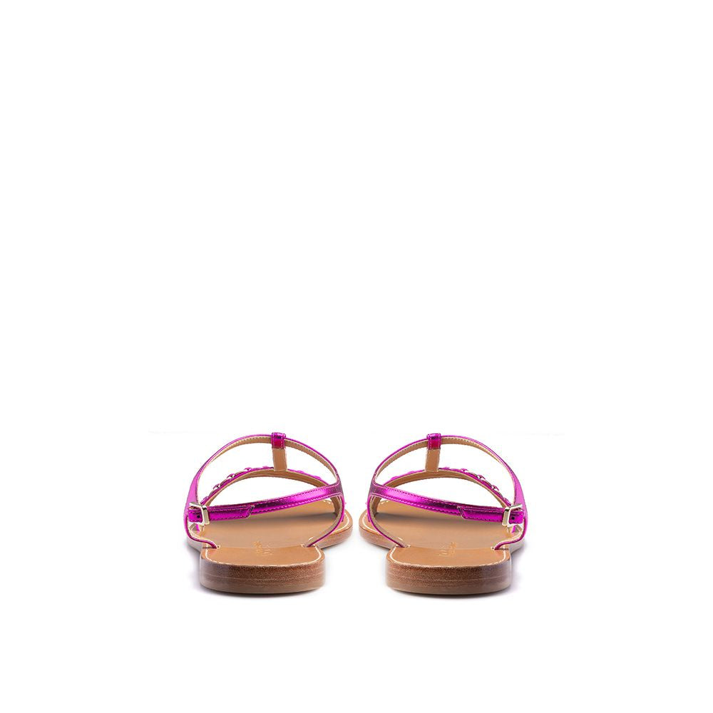 Salvatore Ferragamo Elegant Purple Summer Sandals EU37 | US7