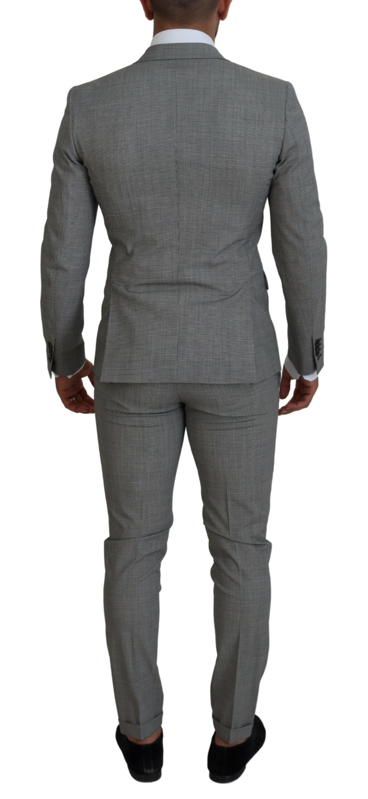 Dsquared² Gray Wool Single Breasted 2 Piece PARIS Suit IT48 | M