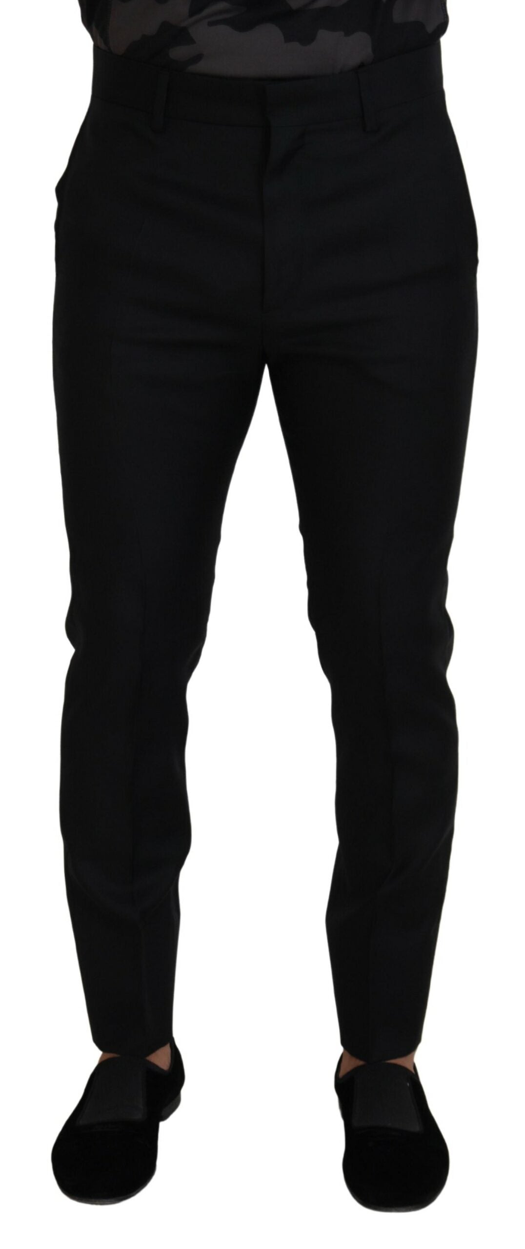 Dsquared² Back Virgin Wool Slim Fit Men Formal Pants IT48 | M