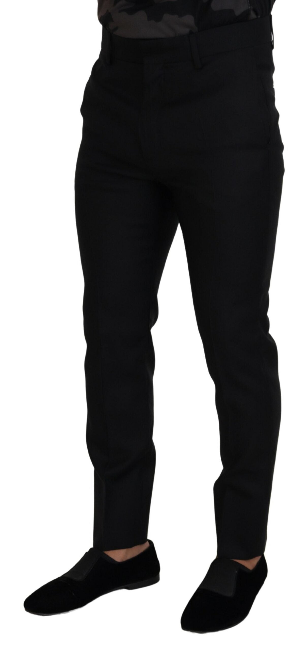 Dsquared² Back Virgin Wool Slim Fit Men Formal Pants IT48 | M