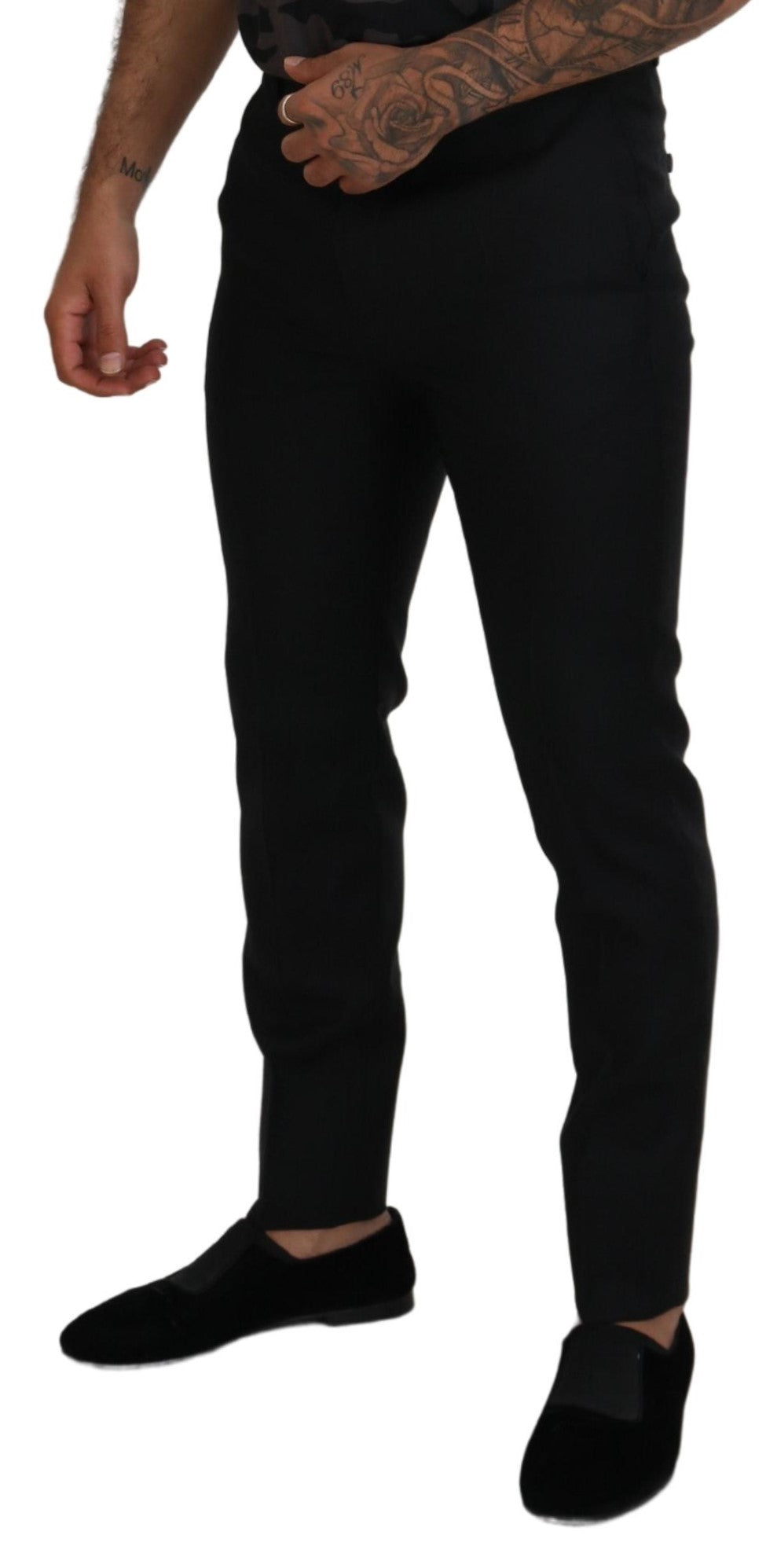 Dsquared² Back Virgin Wool Slim Fit Men Formal Pants IT48 | M