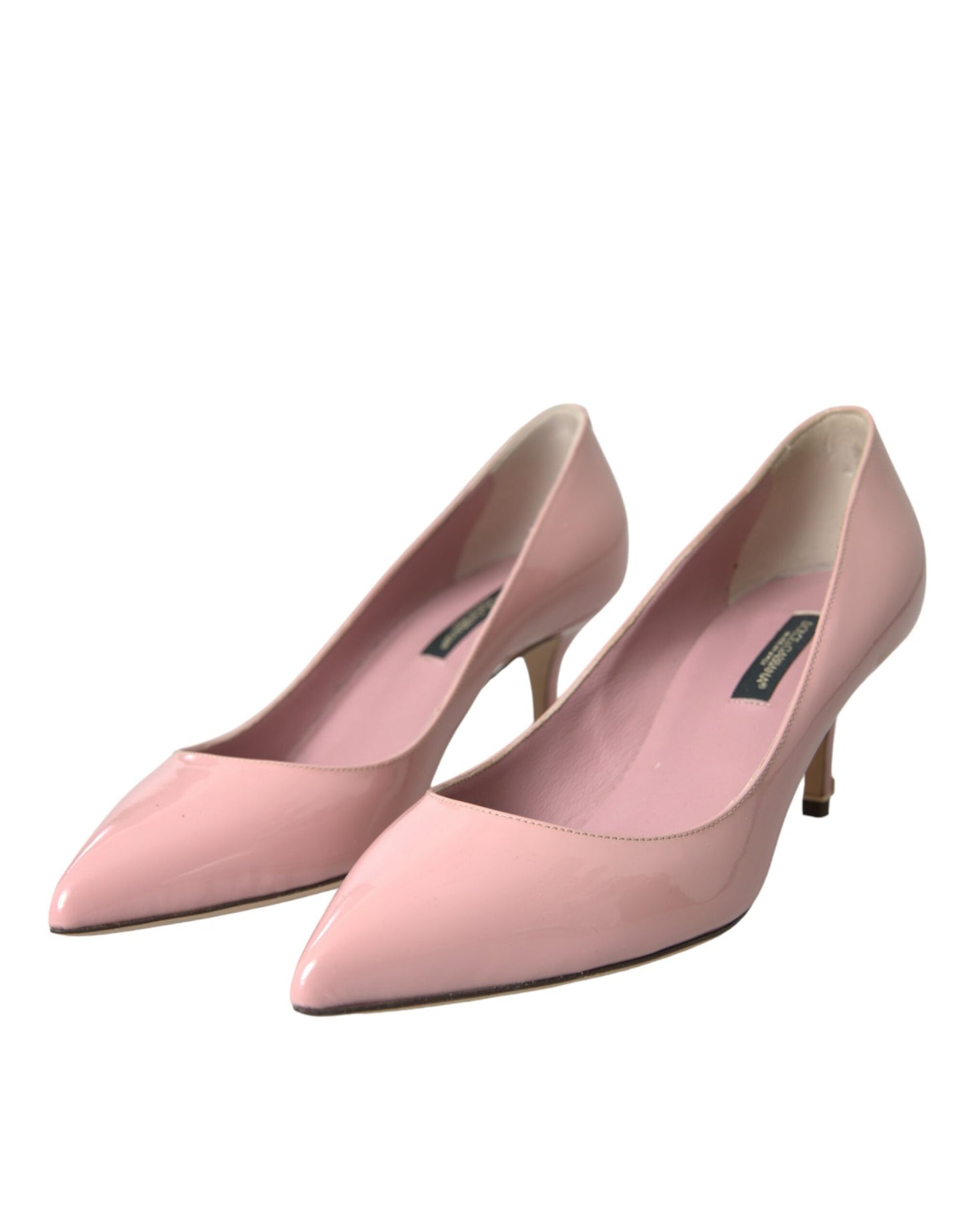 Dolce & Gabbana Light Pink Patent Leather Heels Pumps Shoes EU35 / US4.5