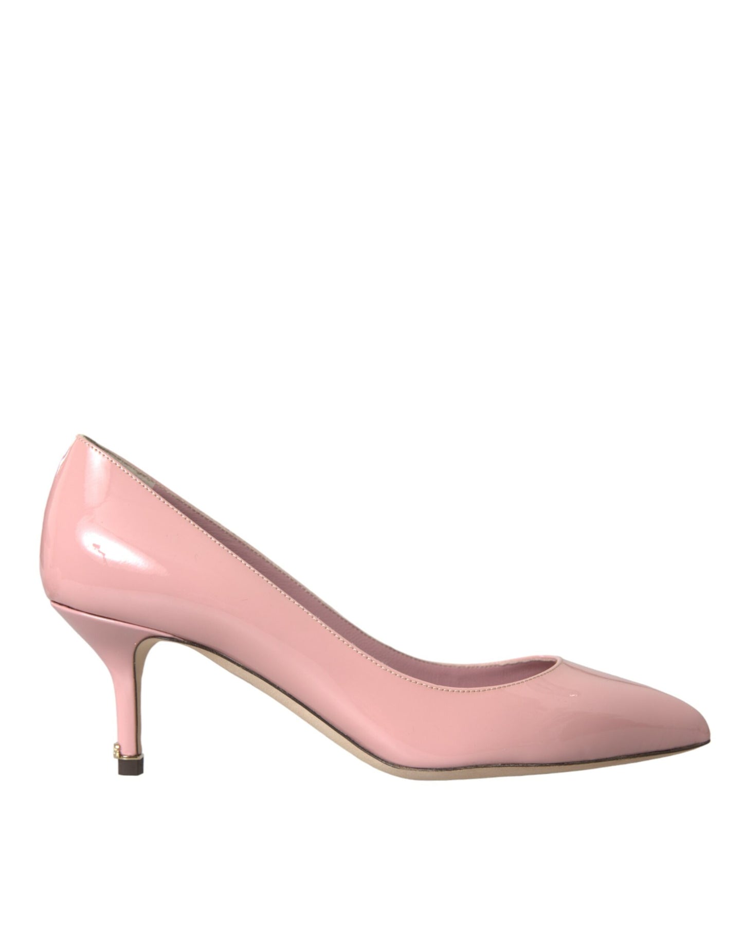 Dolce & Gabbana Light Pink Patent Leather Heels Pumps Shoes EU35 / US4.5