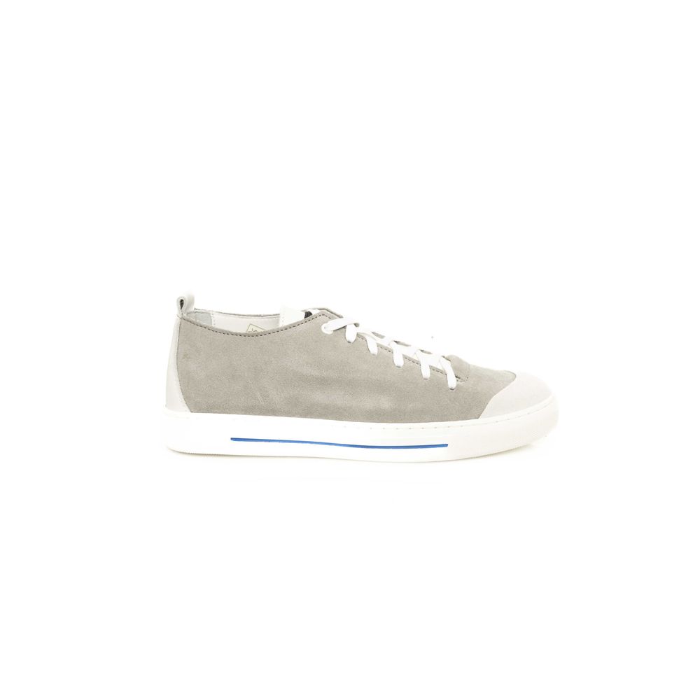 Cerruti 1881 Gray Leather Men Sneaker