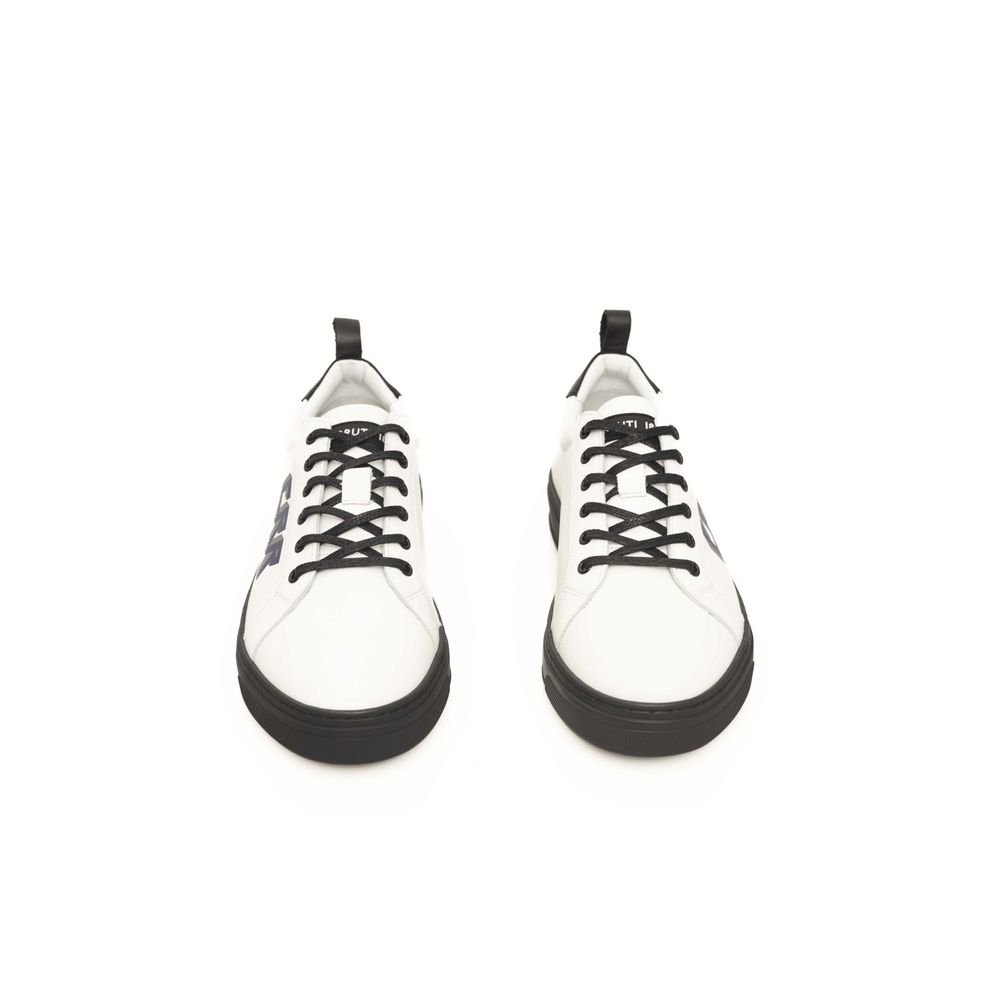 Cerruti 1881 White Leather Men Sneaker EU42 | US9