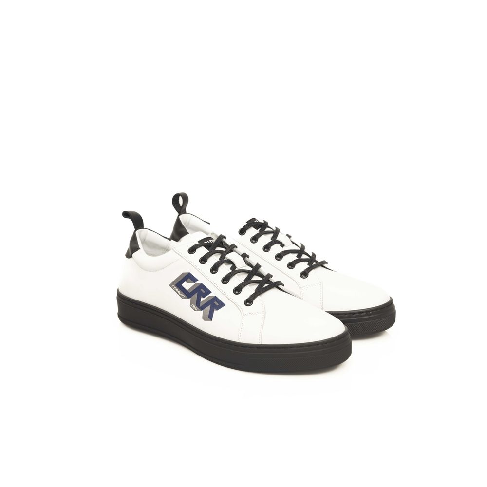 Cerruti 1881 White Leather Men Sneaker EU42 | US9