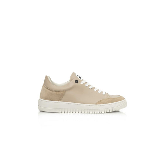 Cerruti 1881 Beige Leather Women Sneaker EU38 | US8