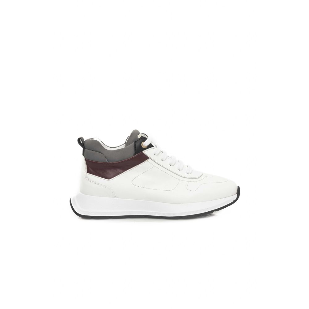 Cerruti 1881 White Leather Women Sneaker EU38 | US8