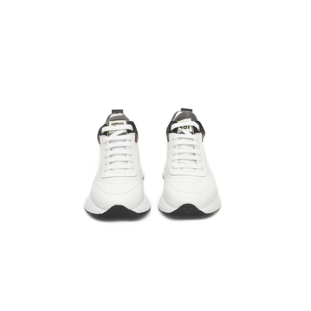 Cerruti 1881 White Leather Women Sneaker EU38 | US8