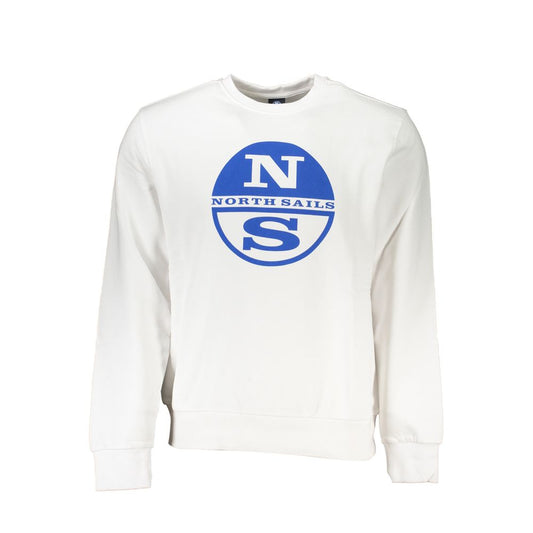 North Sails White Cotton Sweater