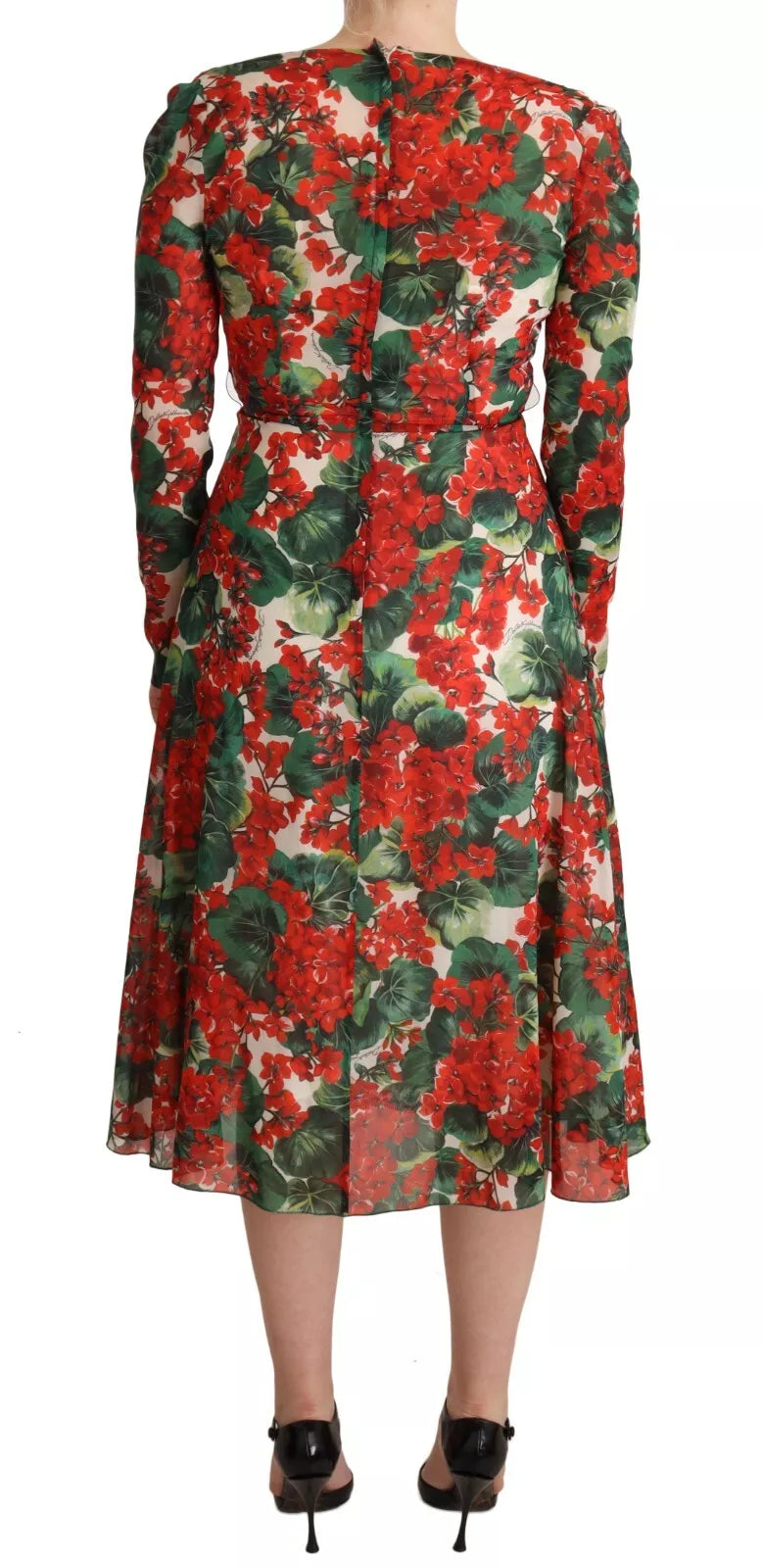 Dolce & Gabbana Multicolor Portofino-Print Shift Dress IT40 | S