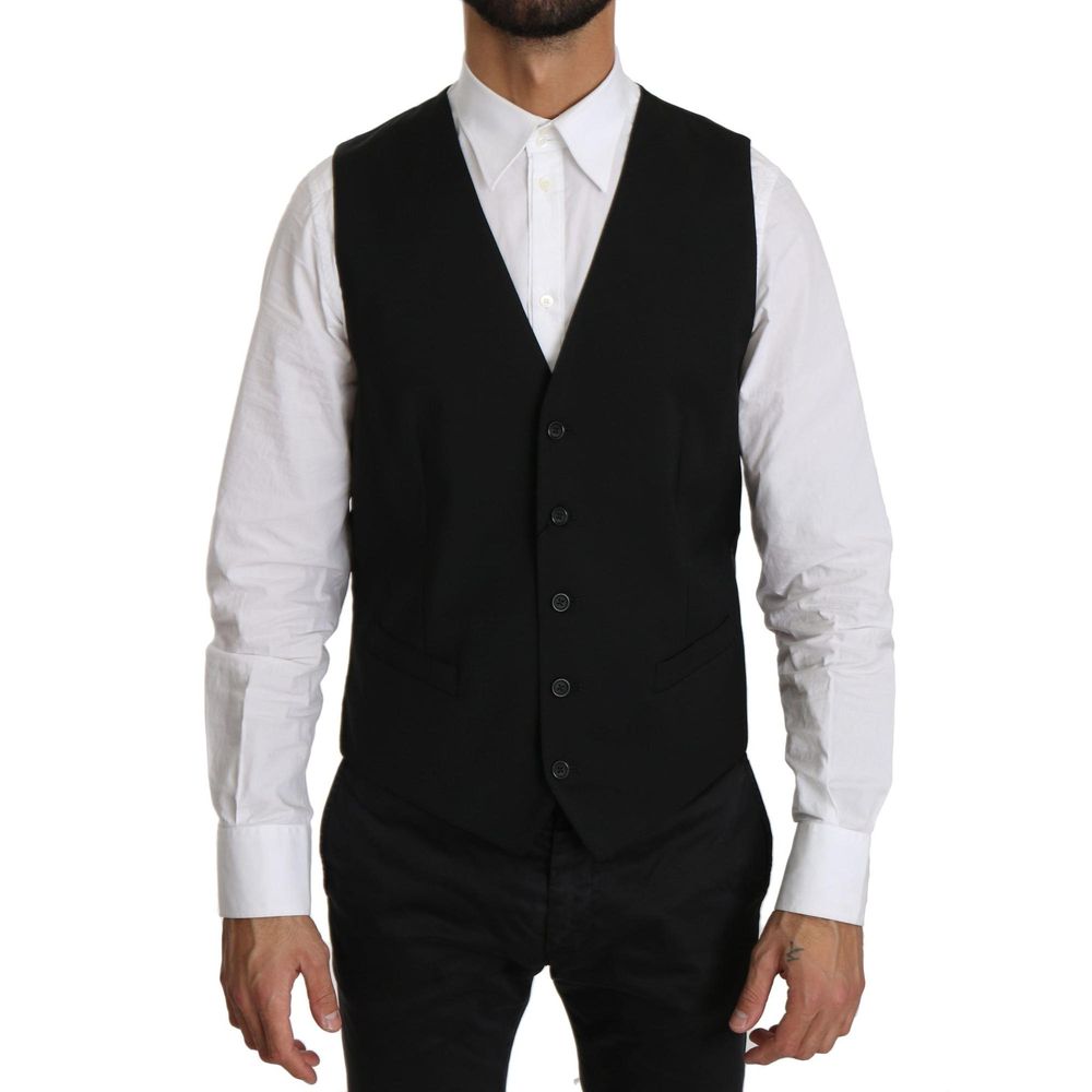 Dolce & Gabbana Black  Vest IT48 / M