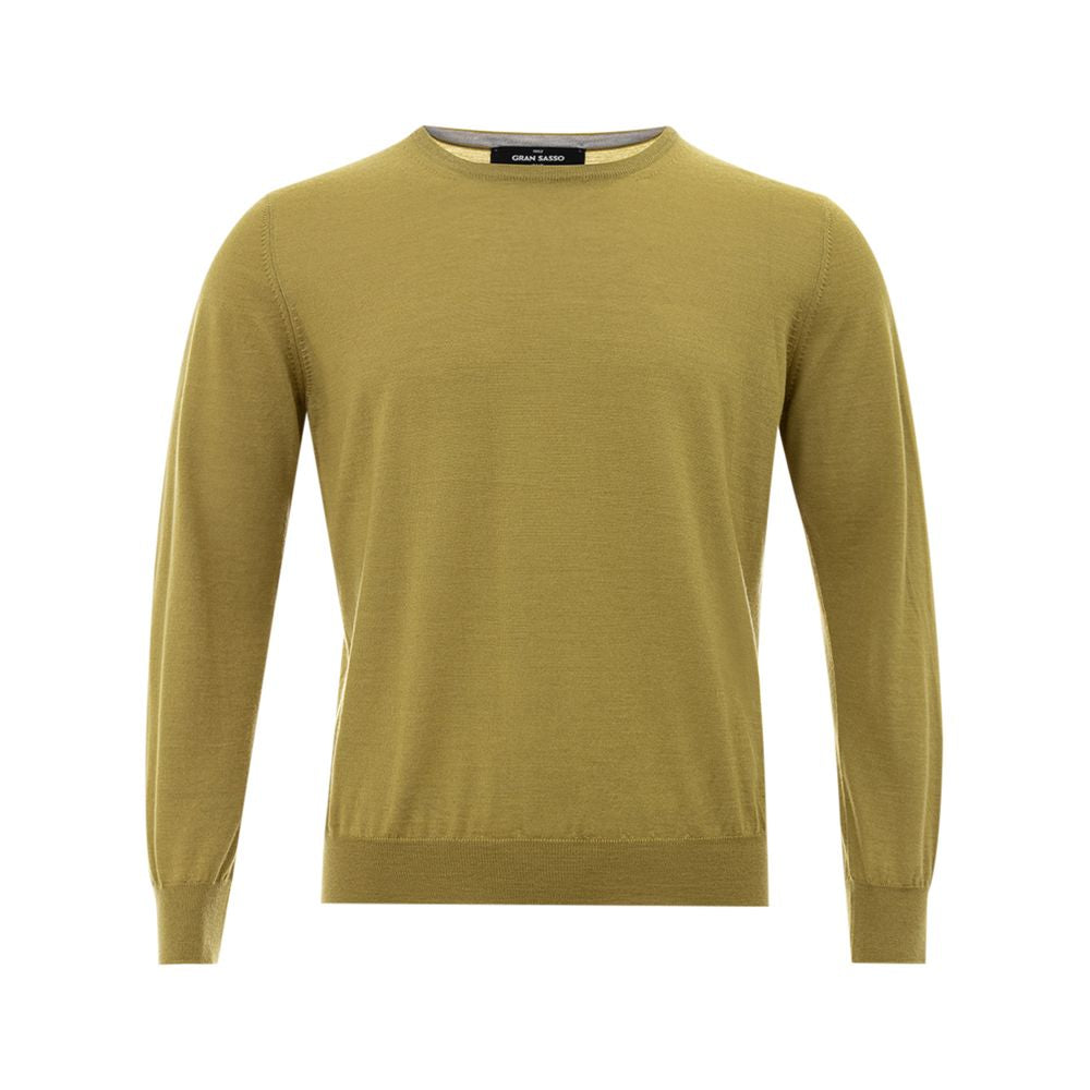 Gran Sasso Elegant Green Cashmere Sweater for Men IT50 | L