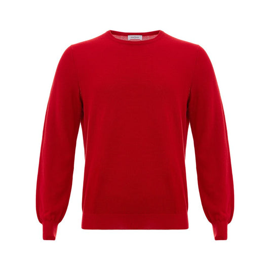 Gran Sasso Red Cotton Sweater IT50 | L