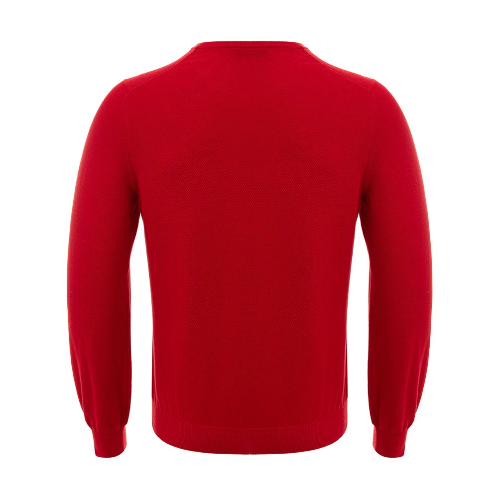 Gran Sasso Red Cotton Sweater IT50 | L