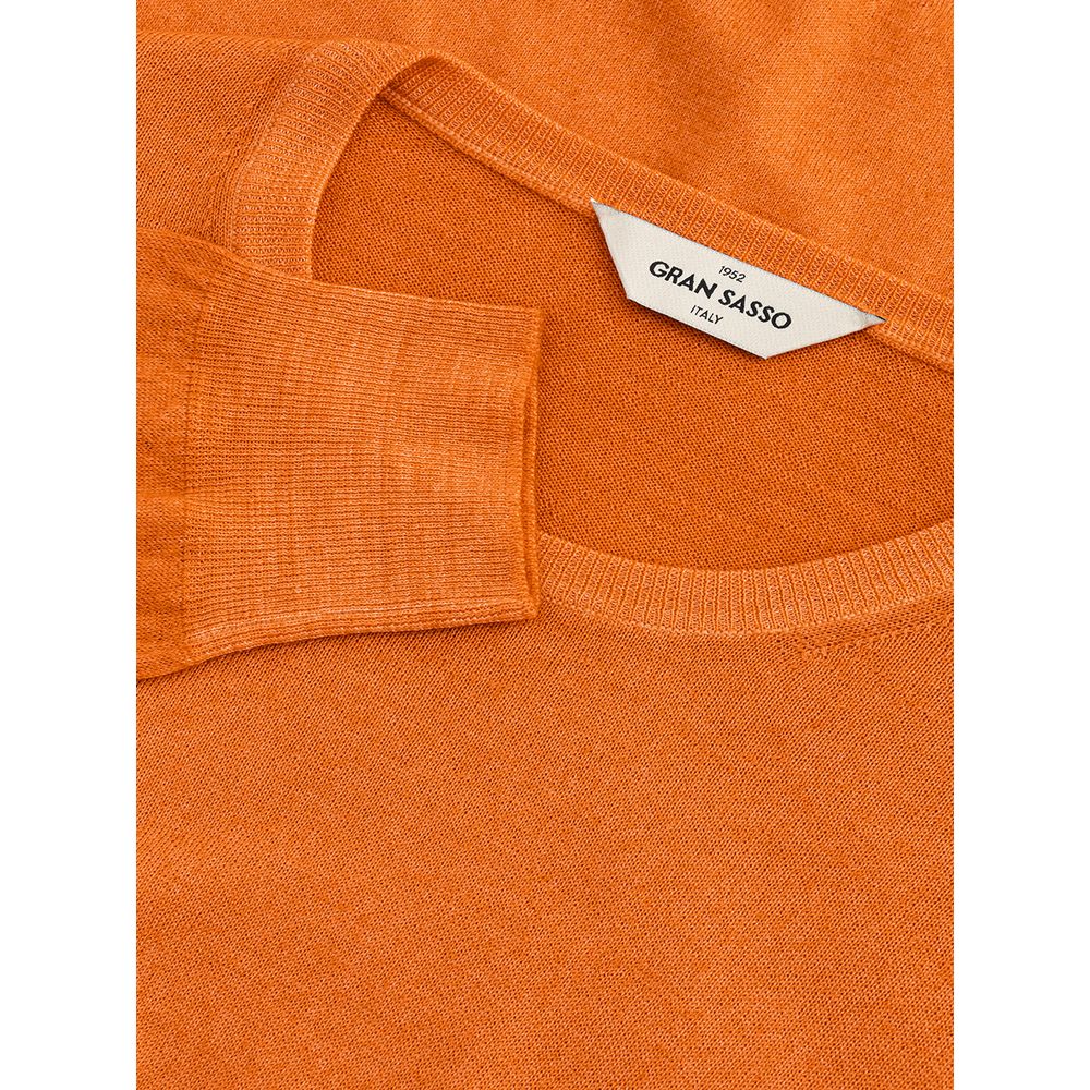 Gran Sasso Orange Wool Sweater IT50 | L