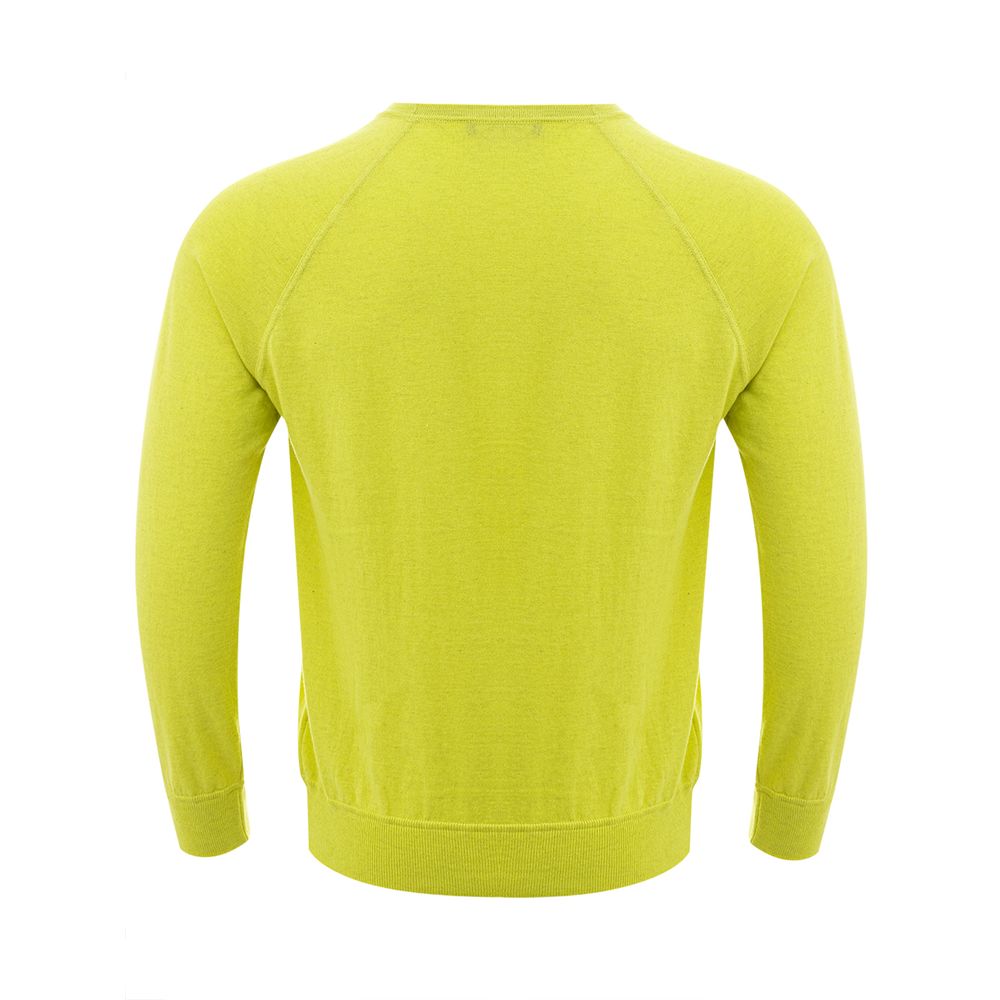 Gran Sasso Sunny Yellow Italian Cotton Sweater IT50 | L