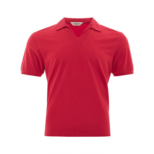 Gran Sasso Fuchsia Cotton Polo Elegance IT50 | L