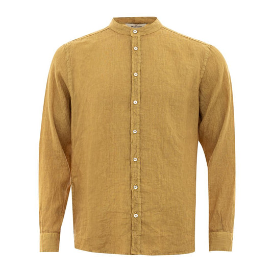 Gran Sasso Gold Linen Elegance Men's Shirt IT50 | L