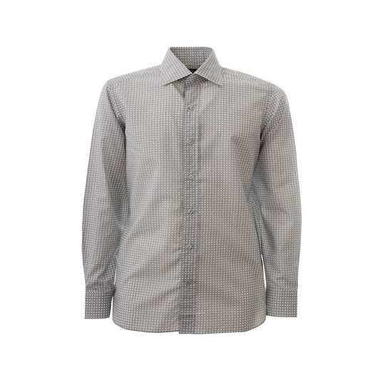 Tom Ford Elegant Cotton Gray Shirt for Men IT39 | M