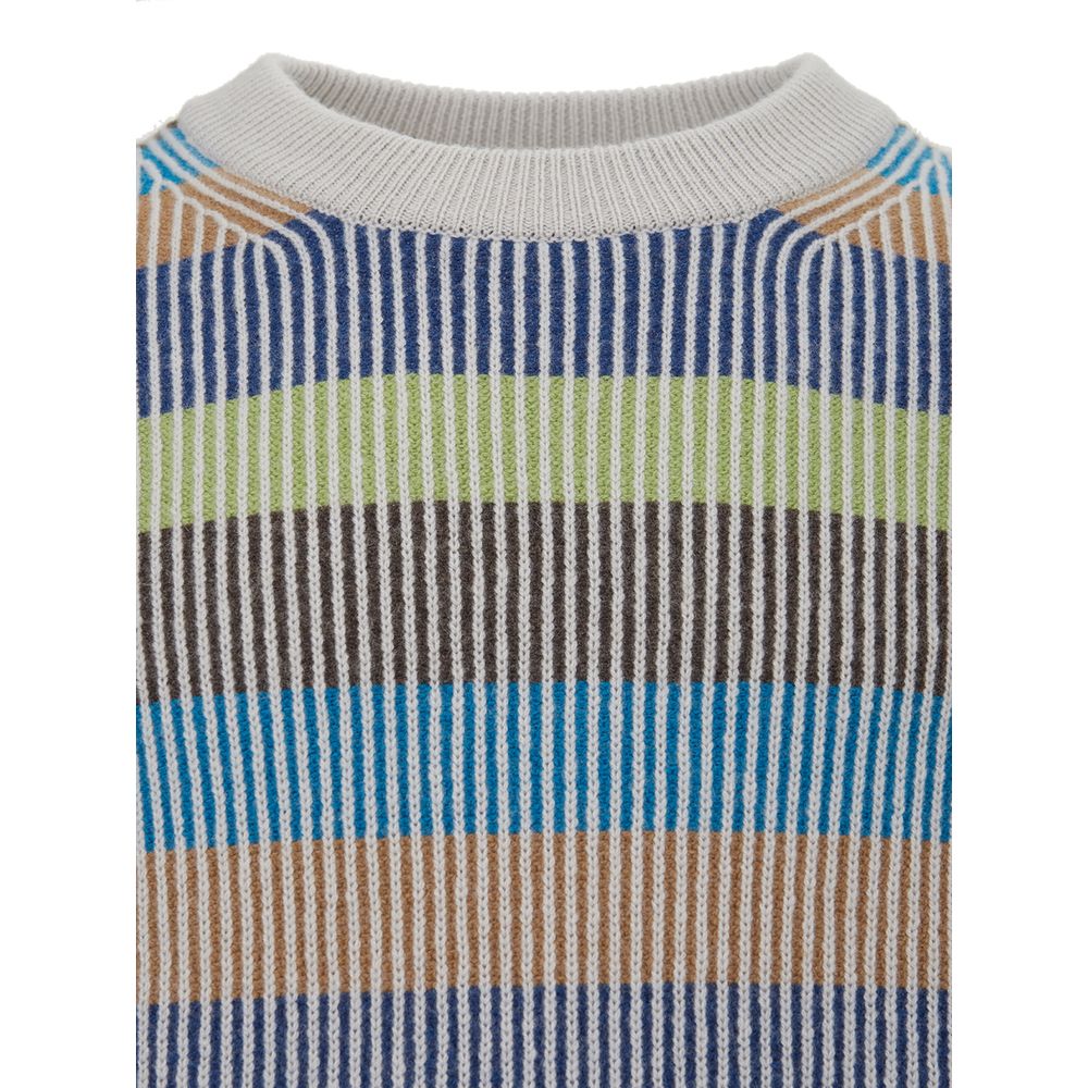 Gran Sasso Elegant Multicolor Cashmere Sweater for Men IT50 | L