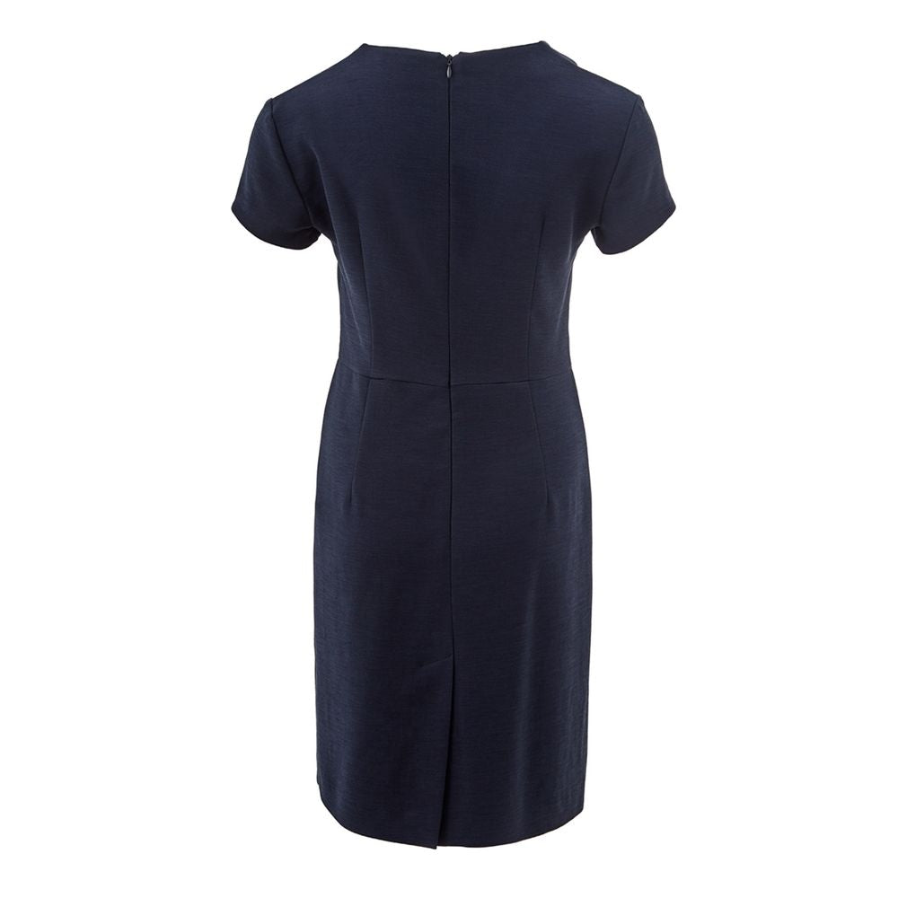 Lardini Elegant Blue Viscose Dress Perfect for Every Occasion IT40 | S