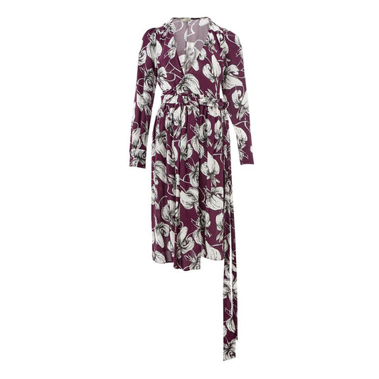 Lardini Elegant Purple Viscose Dress IT40 | S